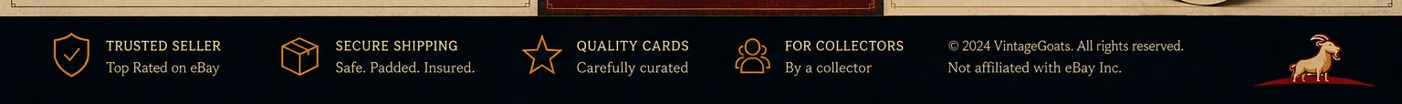 Trusted seller secure shipping quality cards for collectors